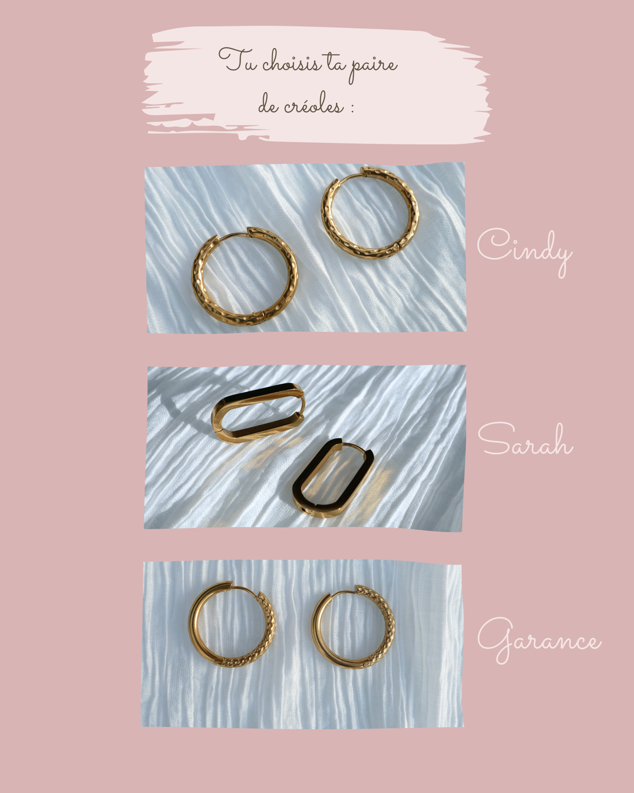 Creoles interchangeables