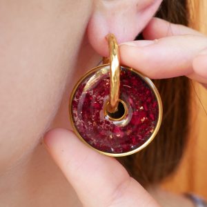 Maxi Pampilles Pétales de Rose et feuille d'or - Dorées ✨​