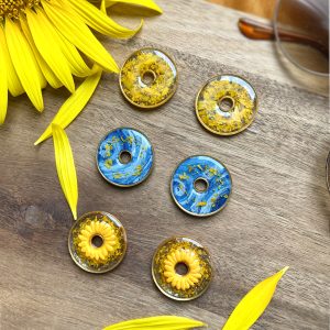 Les maxi triplettes - Tournesol - Ensemble de pampilles "Van Gogh" - Interchangeables ✨​